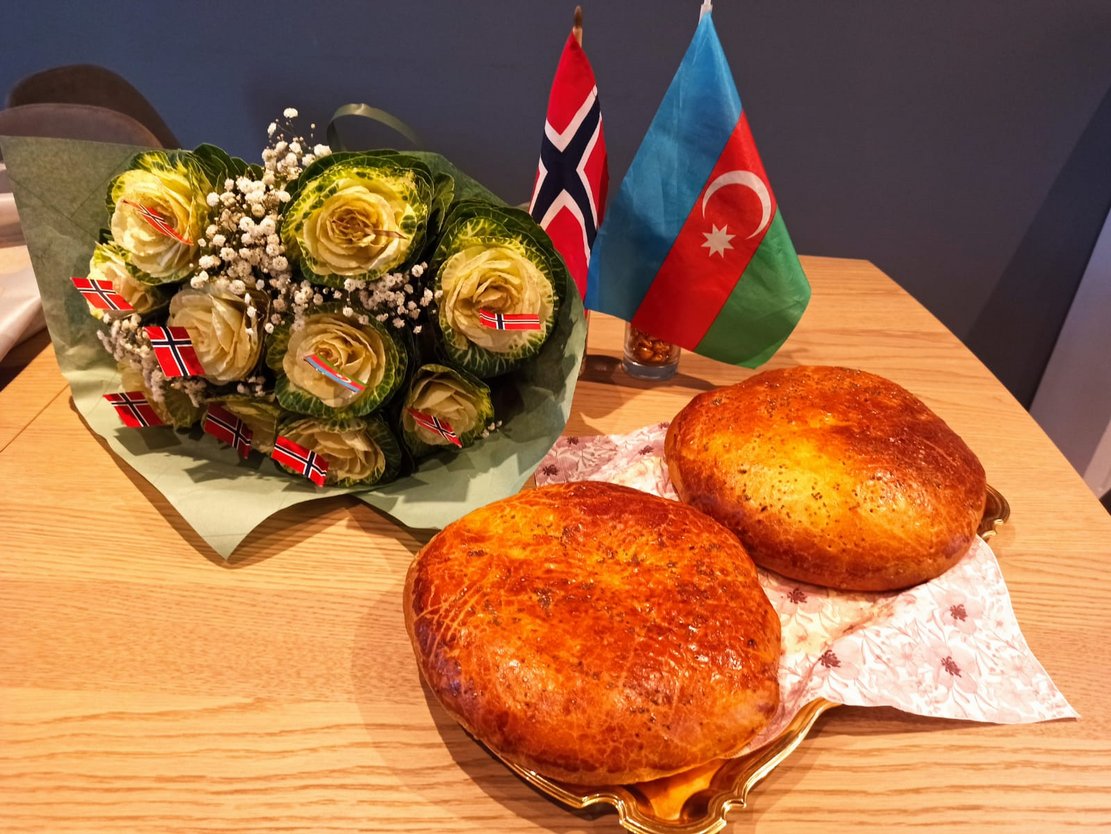 Osloda Dilarə Əliyeva ilə 